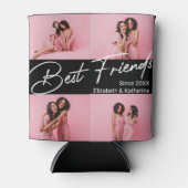モダン最高の友達4 Photo Collage Gift 缶クーラー (正面)