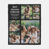 モダン最高の友達 | 6枚 フリースブランケット (正面)