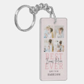 モダン最高の常に母にボーナス |写真のコラージュ キーホルダー (正面左)