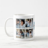 モダン最高の常に母にボーナス |写真のコラージュ コーヒーマグカップ (左)