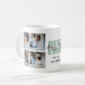 モダン最高の常に母にボーナス |写真のコラージュ コーヒーマグカップ (正面左)