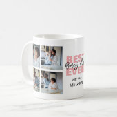 モダン最高の常に母にボーナス |写真のコラージュ コーヒーマグカップ (正面左)
