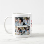 モダン最高の常に母にボーナス |写真のコラージュ コーヒーマグカップ (左)