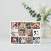 モダン最高の年11回写真のあいさつカスタムつ シーズンカード (スタンド正面)