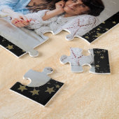 モダン最高の母の家族写真ママの日 ジグソーパズル (側面)