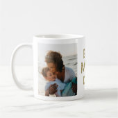 モダン最高の母の日の写真 コーヒーマグカップ (左)