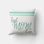 モダン最高の母の日の脚本 クッション (裏面)