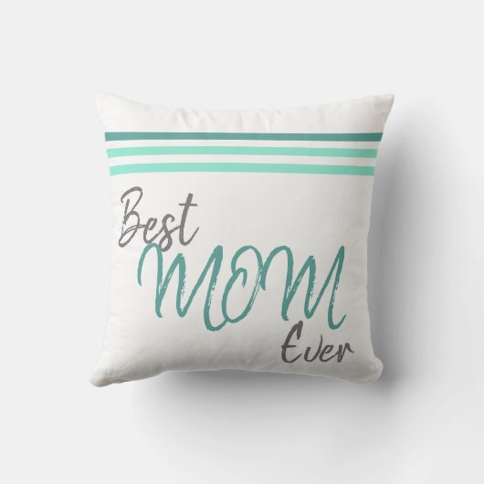 モダン最高の母の日の脚本 クッション (裏面)