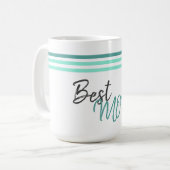 モダン最高の母の日 コーヒーマグカップ (正面左)