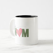 モダン最高の母の日 ツートーンマグカップ (正面左)