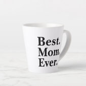 モダン最高の母エバータイポグラフィモダン動物 カフェラテマグ (右アングル)