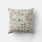 モダン最高の母フローラ母の日 クッション (裏面)