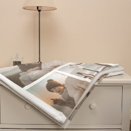 モダン最高の母 |写真のコラージュ シェルパブランケット