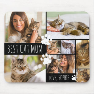 モダン最高のCAT MOM 8パーソナライズされた枚 マウスパッド