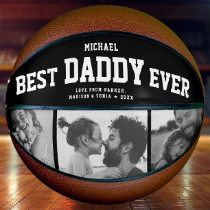 モダン最高のDADDY EVERクールトレンディー写真コラージュ バスケットボール