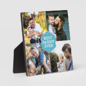 モダン最高のDaddy Ever 4 Photo Collage フォトプラーク (正面)