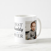 モダン最高のDaddy Ever Photo コーヒーマグカップ (正面右)