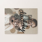 モダン最高のDaddy Ever Photo ジグソーパズル (横)