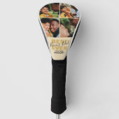 モダン最高のEver Bonusパパ |写真のコラージュ ゴルフヘッドカバー (正面)