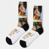 モダン最高のEver Bonusパパ |写真のコラージュ ソックス (左)