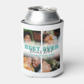モダン最高のEver Bonusパパ |写真のコラージュ 缶クーラー (缶正面)