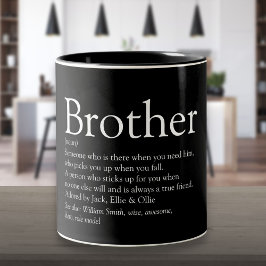 モダン最高のEver Brotherの定義 ツートーンマグカップ