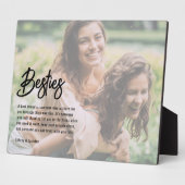 モダン最高のFriend Besties写真 フォトプラーク (側面)