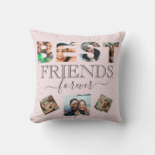 モダン最高のFriend Photo Keepsake赤面 クッション (正面)