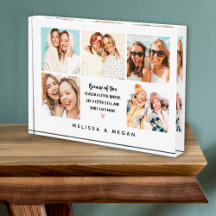 モダン最高のFriends 5 Photo Collage Block