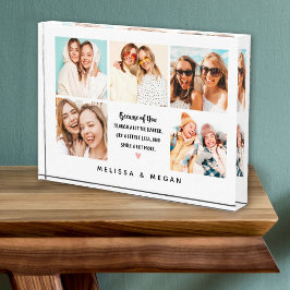 モダン最高のFriends 5 Photo Collage Block フォトブロック