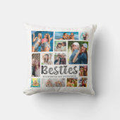 モダン最高のFRIENDS BESTIES 13 Photo Collage クッション (正面)