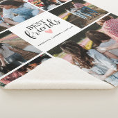 モダン最高のFriends BFF 8 Collage写真 シェルパブランケット (3/4)