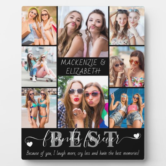 モダン最高のFRIENDS FOREVERことわざ8 Photo フォトプラーク (正面)