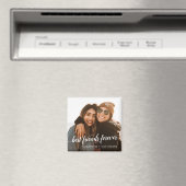 モダン最高のFriends Foreverスクリプト名2 Photo マグネット (インサイチュ (食洗機))