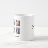 モダン最高のFriends Forever 6フォトコラージュ投げ コーヒーマグカップ (中央)