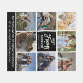 モダン最高のFriends Forever 8 Photo Collage フリースブランケット (正面(横))