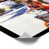 モダン最高のFRIENDS FOREVER 9 Photo Collage Names ポスター (角)