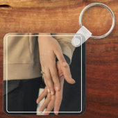 モダン最高のFriends Forever Photo Collage |ベスティー キーホルダー (裏面)