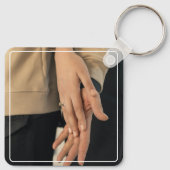 モダン最高のFriends Forever Photo Collage |ベスティー キーホルダー (裏面)