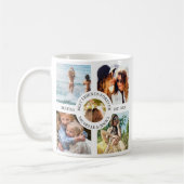 モダン最高のFriends Forever Photo Collage |ベスティー コーヒーマグカップ (左)