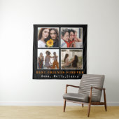 モダン最高のFriends Forever Photo Collage |ベスティー タペストリー (インサイチュ)