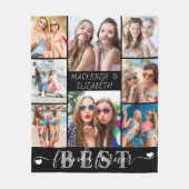 モダン最高のFRIENDS FOREVER Script 8 Photo フリースブランケット (正面)