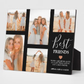 モダン最高のFriends Photo Grid Keepsake Gift フォトプラーク (側面)