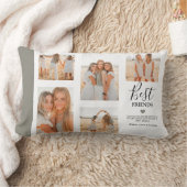 モダン最高のFriends Photo Grid Keepsake Gift ランバークッション (ブランケット)