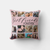モダン最高のFriends Pink Photo Collage クッション (正面)