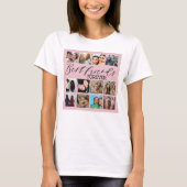 モダン最高のFriends Pink Photo Collage Tシャツ (正面)