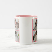 モダン最高のMom Everハート |ダークピンク ツートーンマグカップ (中央)