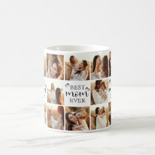 モダン最高のMom Ever 数々の Photo Collage Keepsake コーヒーマグカップ