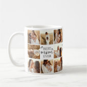 モダン最高のMom Ever 数々の Photo Collage Keepsake コーヒーマグカップ (左)