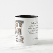 モダン最高のMom Ever 11写真コラージュ白 マグカップ (中央)